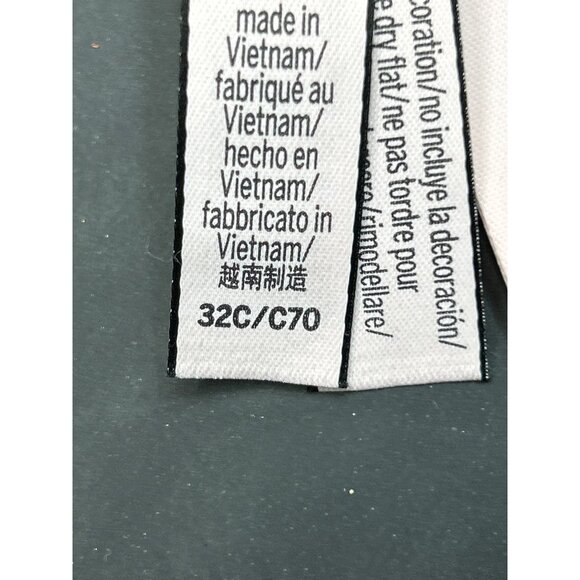 Victorias Secret Incredible Black 32C Padded Underwire Bra W/ Adjustable Straps - Picture 10 of 14